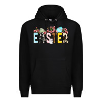 Black Western Easter Premium Hoodie - OliviaCreatesArt