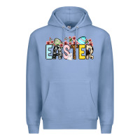 Colony Blue Western Easter Premium Hoodie - OliviaCreatesArt