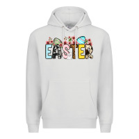 Dove Grey Western Easter Premium Hoodie - OliviaCreatesArt