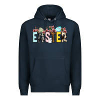 Navy Western Easter Premium Hoodie - OliviaCreatesArt