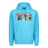 Ocean Blue Western Easter Premium Hoodie - OliviaCreatesArt