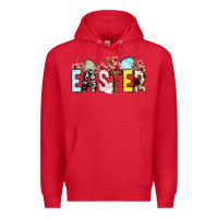 Red Western Easter Premium Hoodie - OliviaCreatesArt