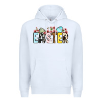 White Western Easter Premium Hoodie - OliviaCreatesArt