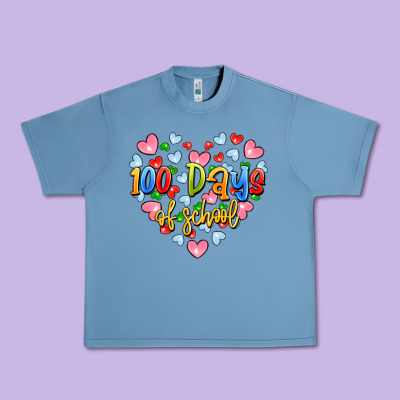 100 Days Of School Urban Heavy Tee Designed By Artiststas
