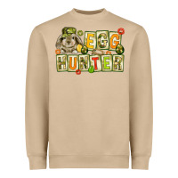 Mushroom Egg hunter with camouflage plate letters Easter Heavyweight Sweatshirt - HowdyJamesFarm