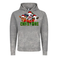 Cloud Rock Mooey Christmas Cows Vintage Hoodie - LillyAllenDesigns