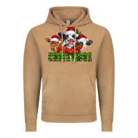 Vintage Camel Mooey Christmas Cows Vintage Hoodie - LillyAllenDesigns