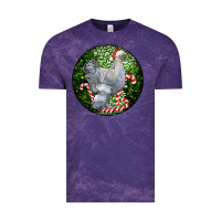 Cloud Purple brahma chicken christmas Vintage Tee - LillyAllenDesigns