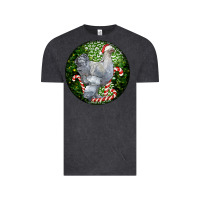Vintage Black brahma chicken christmas Vintage Tee - LillyAllenDesigns