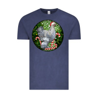 Vintage Denim brahma chicken christmas Vintage Tee - LillyAllenDesigns