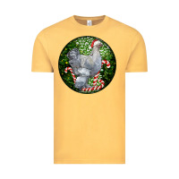 Vintage Mustard brahma chicken christmas Vintage Tee - LillyAllenDesigns