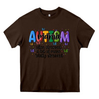 Chocolate Brown autism mama Heavy Core Tee - MaliasSmallBusiness