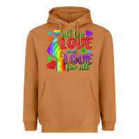 Meerkat Western All For Love And Love For All Heavyweight Hoodie - BundleAndBundleShop