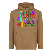 Toasted Coconut Western All For Love And Love For All Heavyweight Hoodie - BundleAndBundleShop