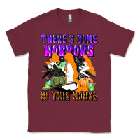 Burgundy there's some horrors in this house Classic Tee - LillyAllenDesigns