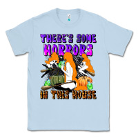 Dusty Blue there's some horrors in this house Classic Tee - LillyAllenDesigns