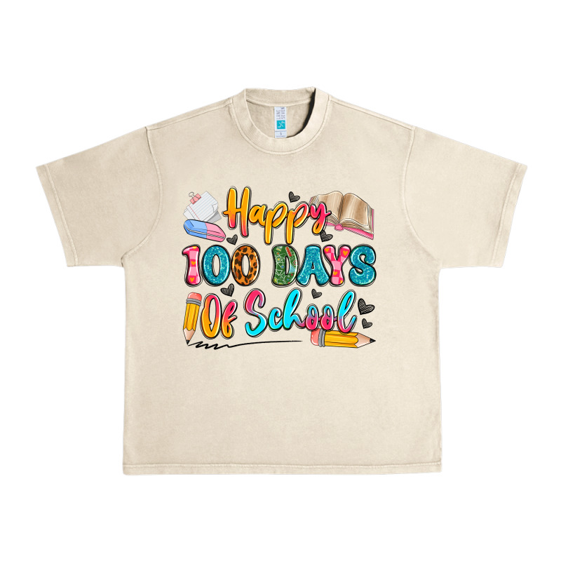 Happy 100 Days Of School Urban Heavy Tee by Artiststas | Teevron