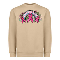 Mushroom Cancer ribbon rainbow Cancer Awareness Heavyweight Sweatshirt - HowdyJamesFarm