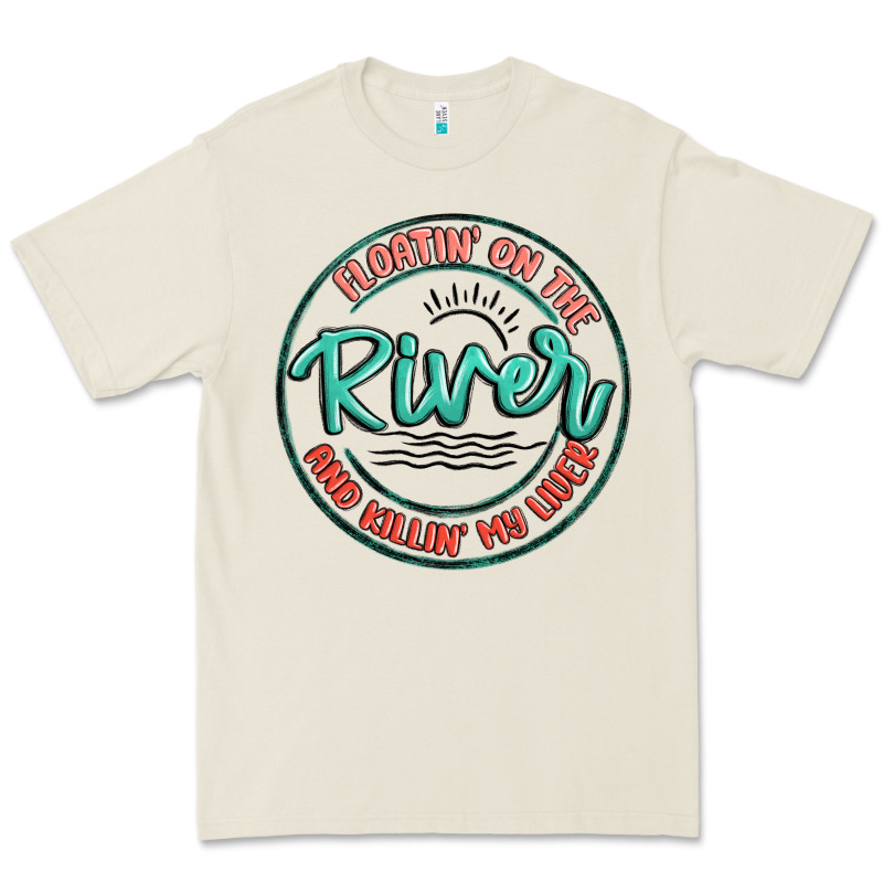 Floatin On The River Killin My Liver Premium Tee by MaliasSmallBusiness | Teevron