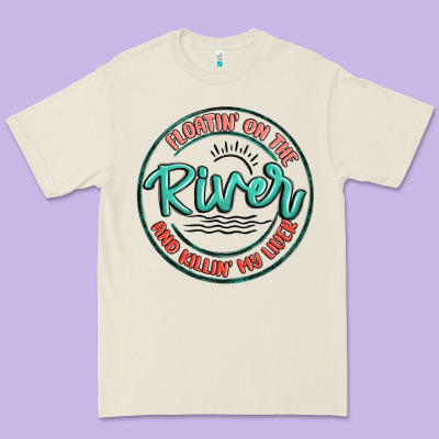 Floatin On The River Killin My Liver Premium Tee Designed By Maliassmallbusiness