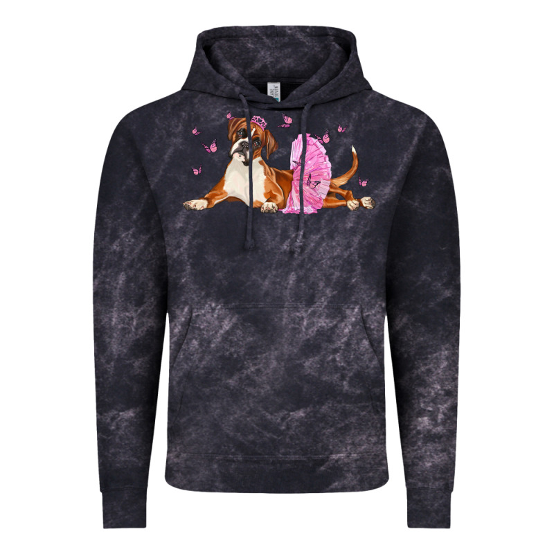 Boxer Dog With Tutu Vintage Hoodie by LillyAllenDesigns | Teevron