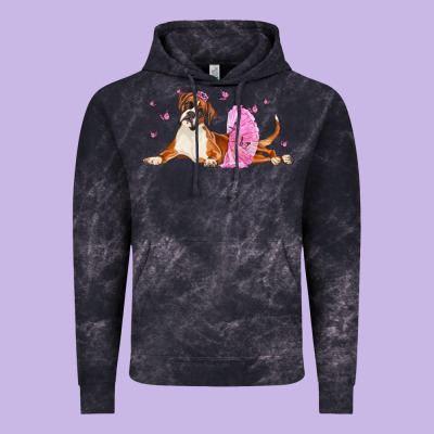 Boxer Dog With Tutu Vintage Hoodie Designed By Lillyallendesigns