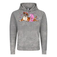 Cloud Rock boxer dog with tutu Vintage Hoodie - LillyAllenDesigns