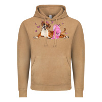 Vintage Camel boxer dog with tutu Vintage Hoodie - LillyAllenDesigns