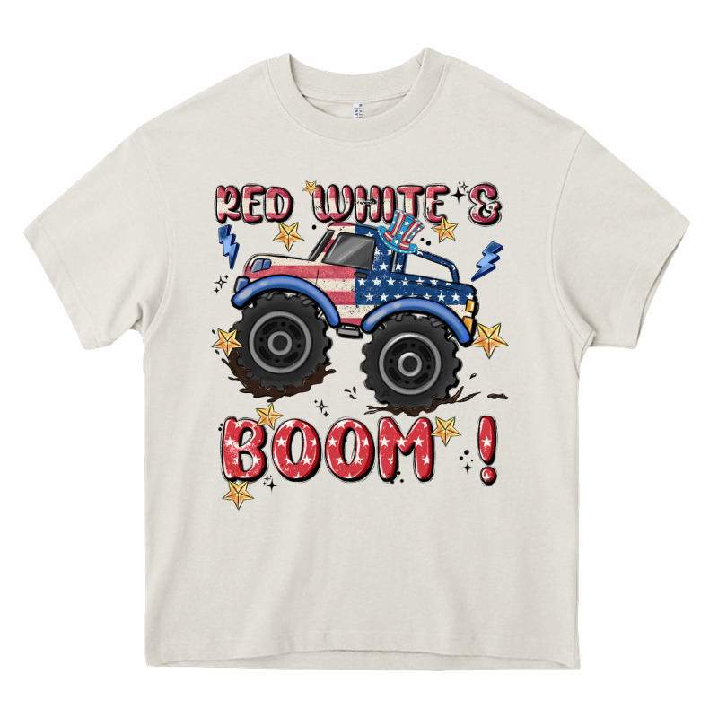 4th Of July Png, Monster Truck Heavy Core Tee by MaliasSmallBusiness | Teevron