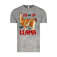 Cloud Rock christmas llama Vintage Tee - LillyAllenDesigns