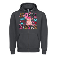 Smoke hogs and kisses pig  olivia Zipper Hoodie - OliviaCreatesArt