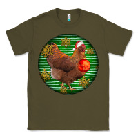 Army Green new hampshire red chicken christmas Classic Tee - LillyAllenDesigns