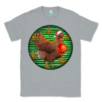 Heather Grey new hampshire red chicken christmas Classic Tee - LillyAllenDesigns