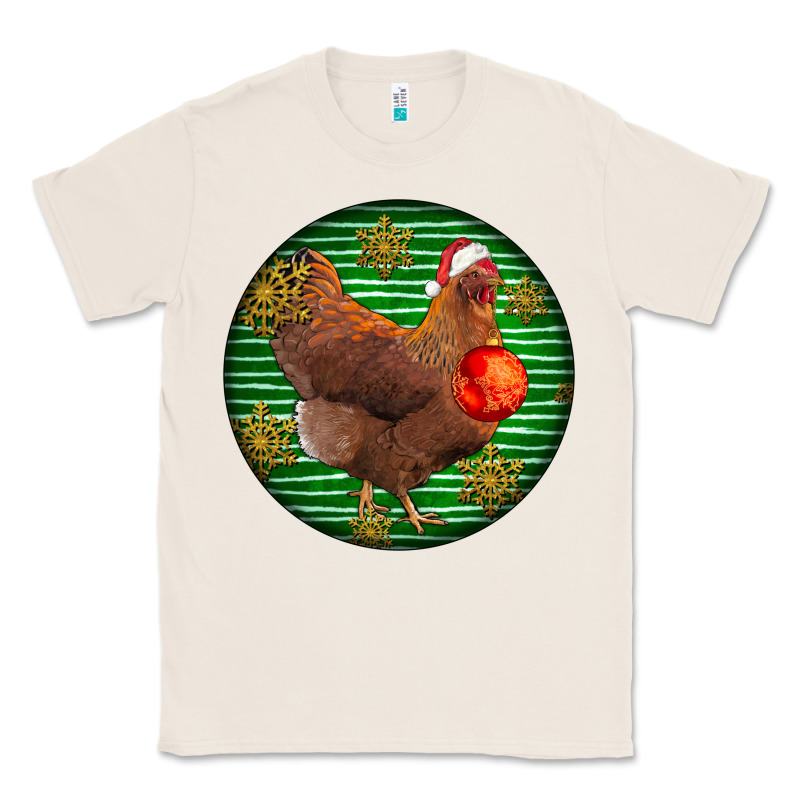 New Hampshire Red Chicken Christmas Classic Tee by LillyAllenDesigns | Teevron