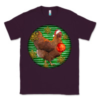 Plum new hampshire red chicken christmas Classic Tee - LillyAllenDesigns