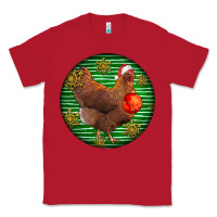 Red new hampshire red chicken christmas Classic Tee - LillyAllenDesigns