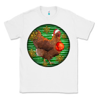 White new hampshire red chicken christmas Classic Tee - LillyAllenDesigns