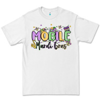 White mobile mardi gras Premium Tee - MaliasSmallBusiness