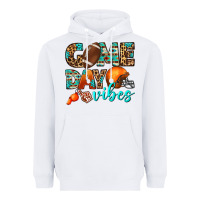 White game day vibes Heavyweight Hoodie - BundleAndBundleShop