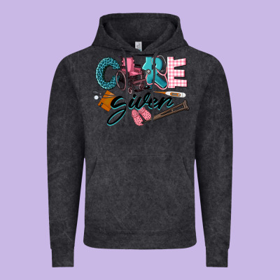 Caregiver Vintage Hoodie Designed By Lillyallendesigns
