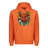 Carrot western leopard cowhide cow horseshoe Premium Hoodie - OliviaCreatesArt
