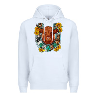 White western leopard cowhide cow horseshoe Premium Hoodie - OliviaCreatesArt