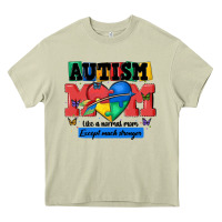 Mossy autism mom like a normal mom Heavy Core Tee - MaliasSmallBusiness
