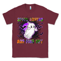 Burgundy spook around and find out Classic Tee - LillyAllenDesigns