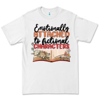 White emotionally attached to fictional characters Premium Tee - MaliasSmallBusiness