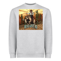 Heather Grey Rodeo Cowboy bullfighter western 20oz skinny Heavyweight Sweatshirt - HowdyJamesFarm
