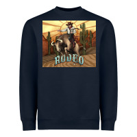 Navy Rodeo Cowboy bullfighter western 20oz skinny Heavyweight Sweatshirt - HowdyJamesFarm