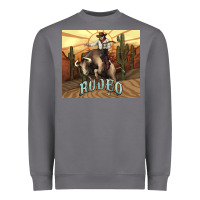 Storm Rodeo Cowboy bullfighter western 20oz skinny Heavyweight Sweatshirt - HowdyJamesFarm