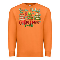 Carrot snow flakes and christmas cakes Premium Sweatshirt - FaDigitalArtStudio