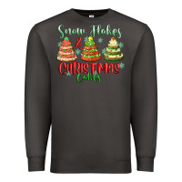 Smoke snow flakes and christmas cakes Premium Sweatshirt - FaDigitalArtStudio